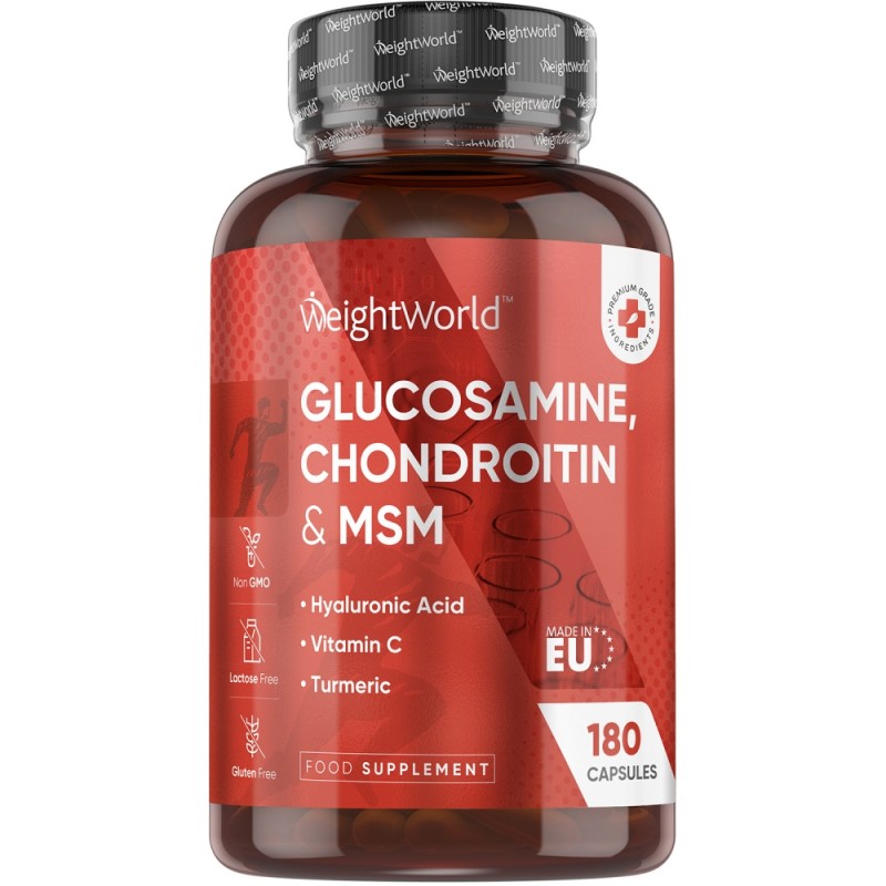کپسول گلوکوزامین WeightWorld Glucosamine Chondroitin MSM (180 عددی)