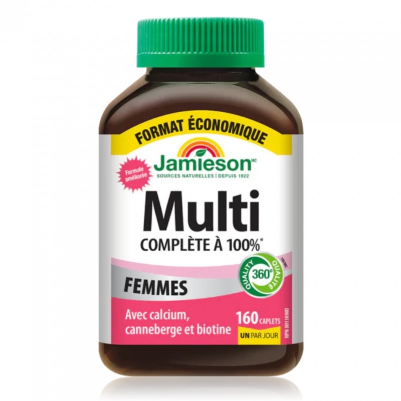 مولتی ویتامین بانوان Jamieson Multi Vitamin جیمیسون (160 عددی)