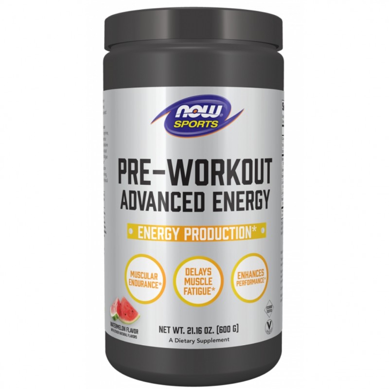 پودر انرژی پیشرفته قبل از تمرین NOW Pre-Workout Advanced Energy Powder (600 گرم)