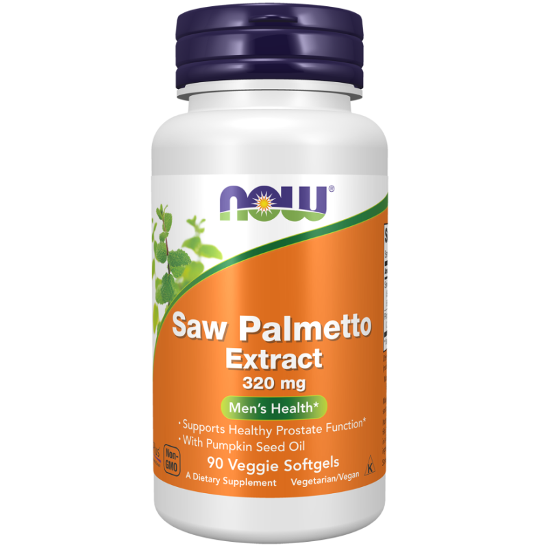 سافت ژل عصاره ساوپالمتو NOW Foods Saw Palmetto 320mg (90 عددی)