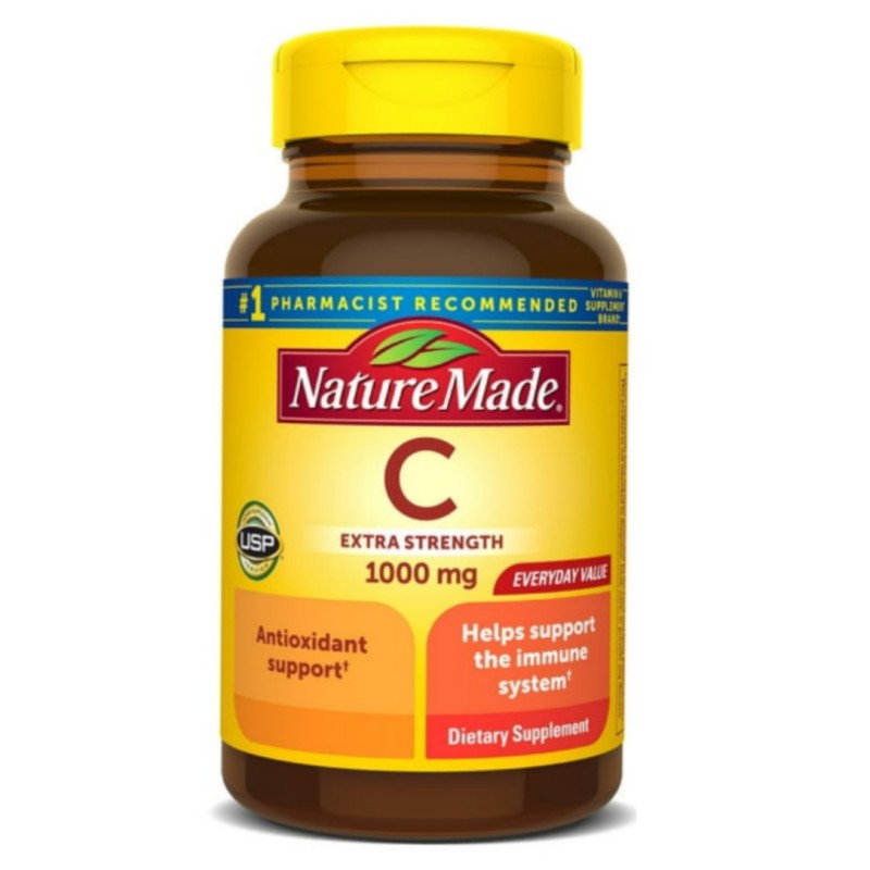 قرص ویتامین NatureMade Vitamin C 1000mg نیچرمید (105 عددی)