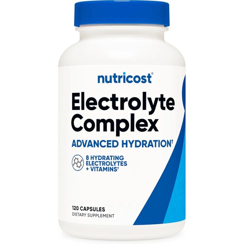 کپسول بهبود خستگی و گرفتی عضلات الکترولیت نوتریکاست Nutricost Electrolyte Complex (120 عددی)