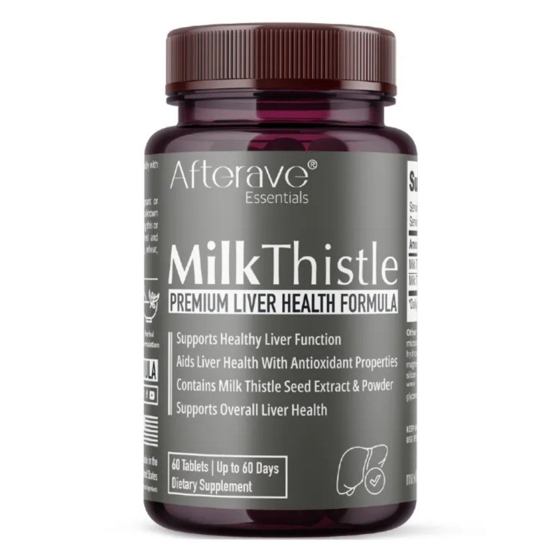 قرص پاکسازی کبد خار مریم افترایو  Afterave Milk Thistle (60 عددی)