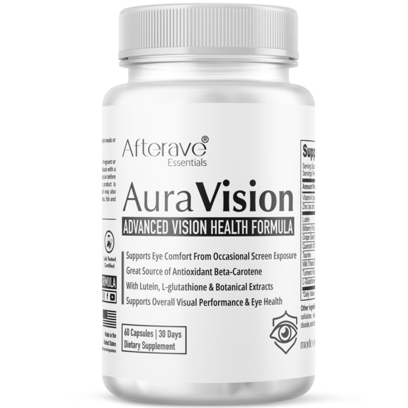 کپسول تقویت چشم افترایو Afterave AuraVision Advanced Formula (60 عددی)