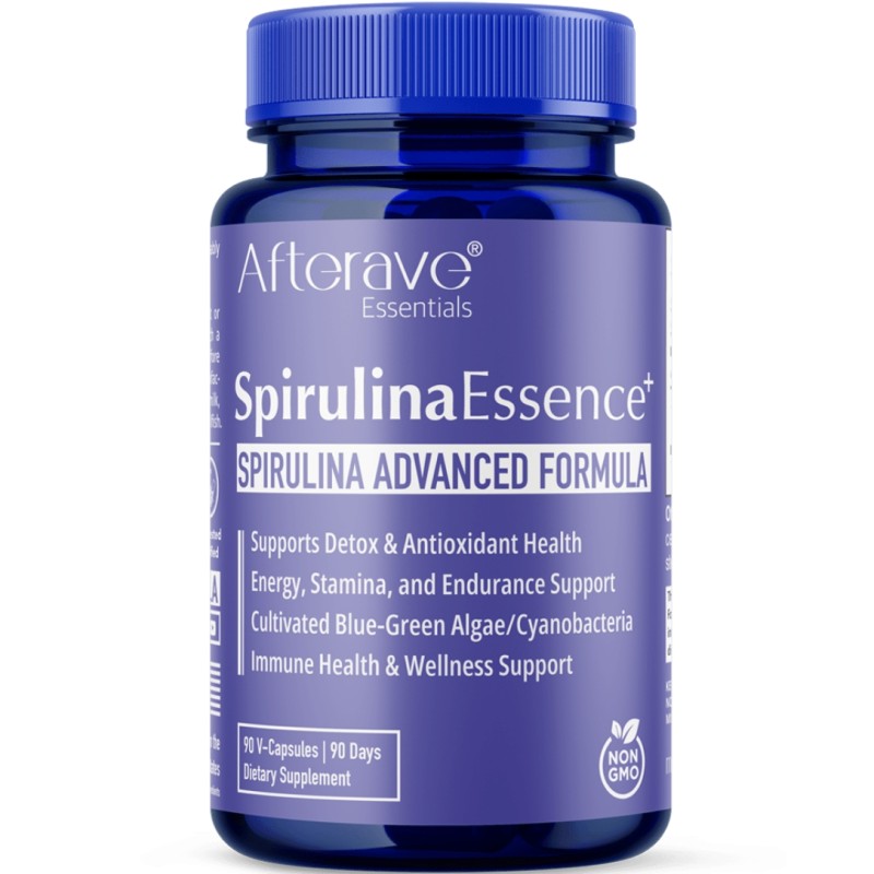 کپسول چربی سوز اسپیرولینا افترایو Afterave Spirulina Essence 500mg (90 عددی)