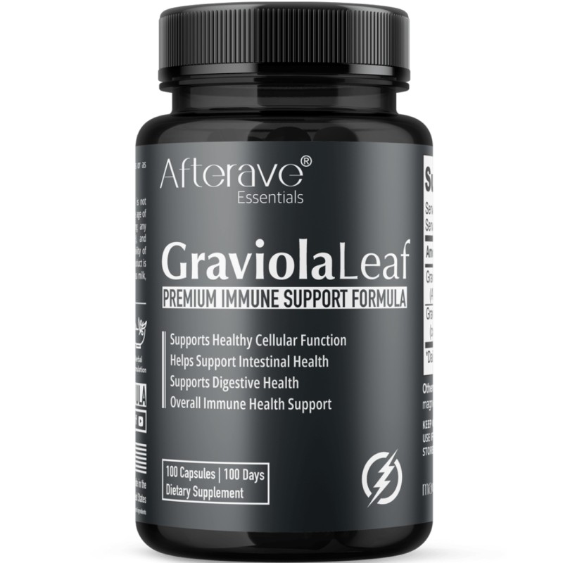 کپسول تقویت سیستم ایمنی برگ گراویولا افترایو Afterave Graviola Leaf (100 عددی)