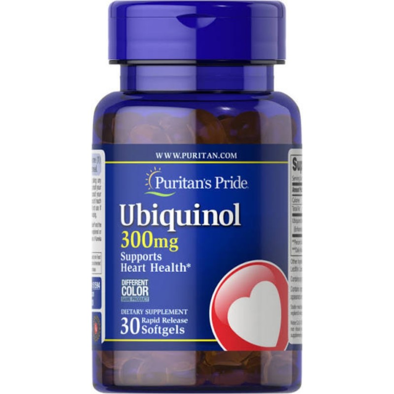 سافت ژل سلامت قلب Puritan Pride Ubiquinol 300mg (30 عددی)