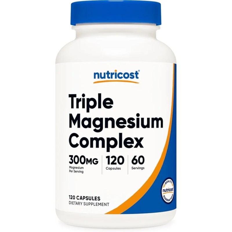 کپسول منیزیم کمپلکس نوتریکاست Triple Magnesium Complex (di-magnesium malate bisglycinate citrate) (120 عددی)