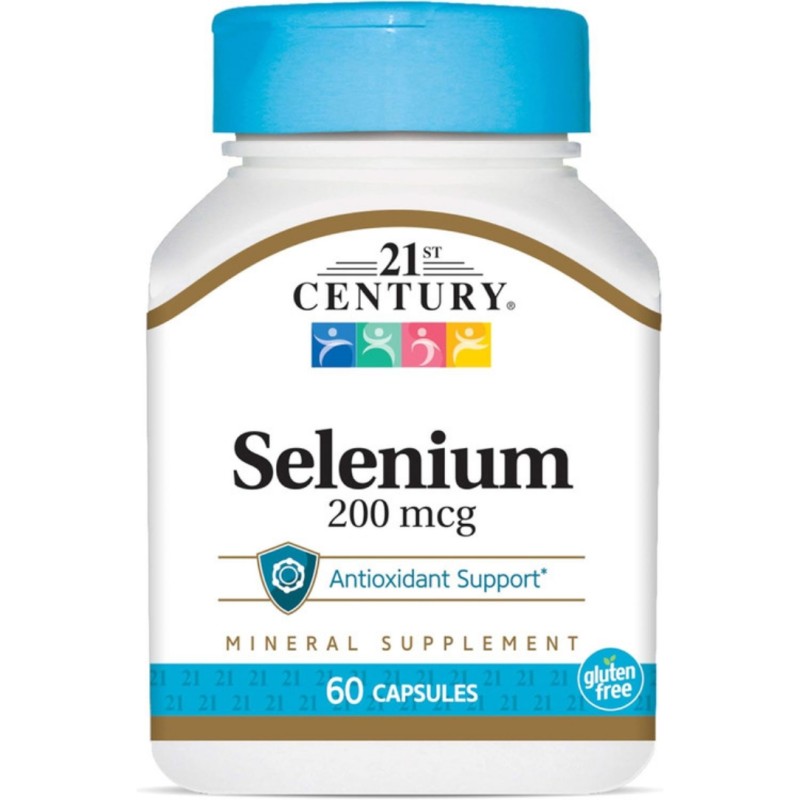 کپسول ویتامین سلنیوم 21Century Selenium 200mcg قرن 21 (60 عددی)