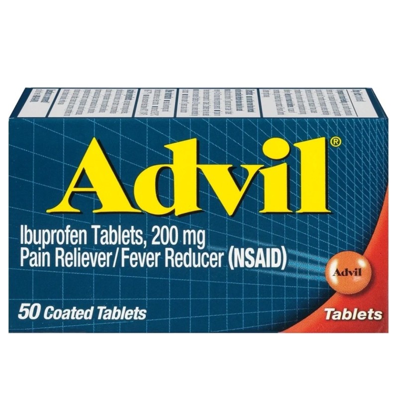 قرص ضد درد ادویل Advil 200mg (50 عددی)