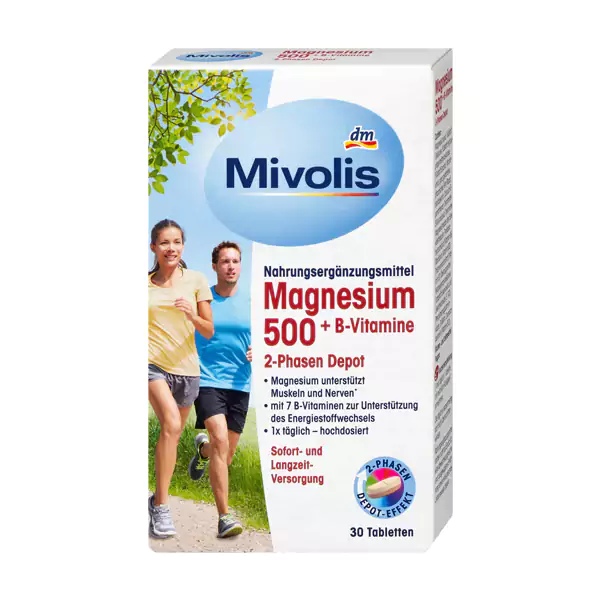 قرص منیزیم ب کمپلکس میولیس Mivolis Magnesium + B Complex (30 عددی)