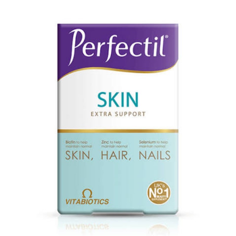 قرص ویتامین مو ، پوست ، ناخن پرفکتیل Vitabiotics Perfectil SKIN EXTRA SUPPORT ویتابیوتیکس (56 عددی)
