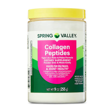 پودر کلاژن بپتاید اسپرینگ ولی Spring Valley Collagene Peptides (255 گرم)