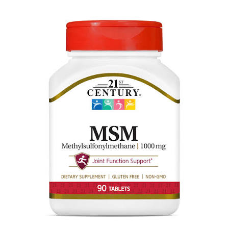 کپسول بهبود درد مفاصل 21Century MSM 1000mg (90 عددی)