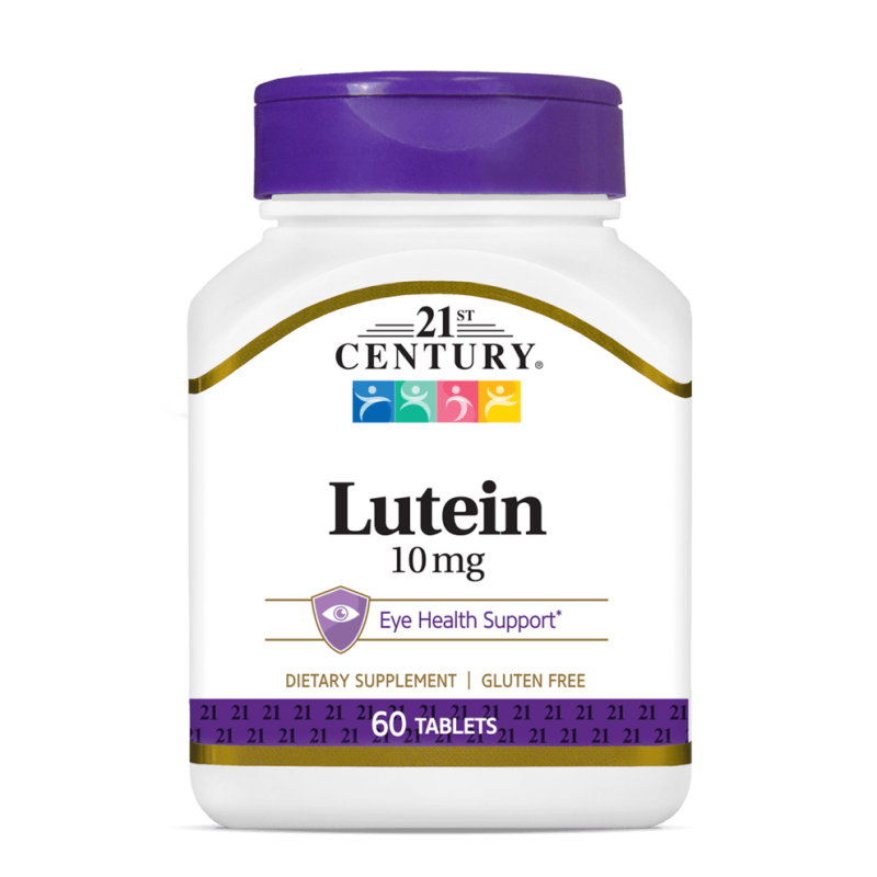 قرص بهبود بینایی لوتئین 21Century Lutein 10mg قرن 21 (60 عددی)
