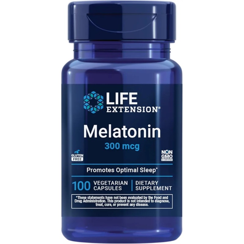 کپسول ملاتونین لایف اکستنشن LIFE EXTENSION Melatonin 300mcg (100 عددی)