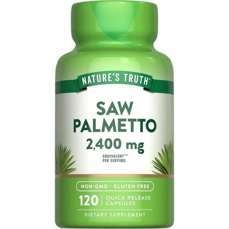 کپسول عصاره ساوپالمتو NATURE'S TRUTH Saw Palmetto 2400mg (120 عددی)
