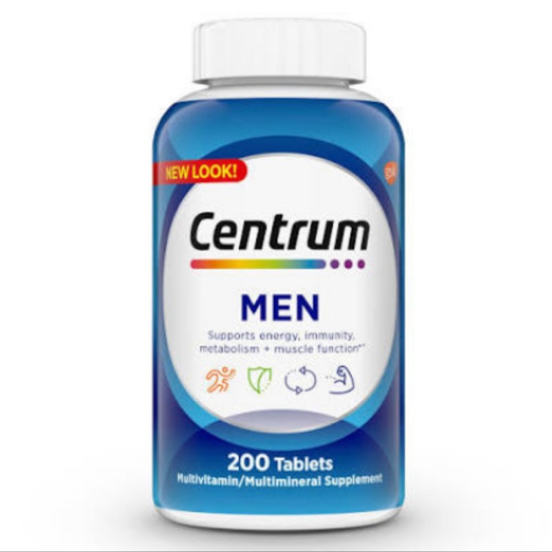 مولتی ویتامین سنتروم آقایان Centrum Multi Vitamin For Men (200 عددی)