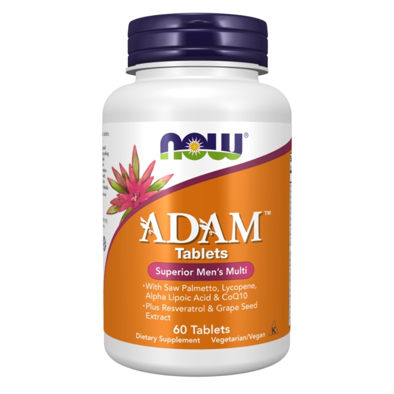 قرص مولتی ویتامین چندگانه آقایان ناو فودز NOW Foods ADAM Men Multiple Vitamin (60 عددی)