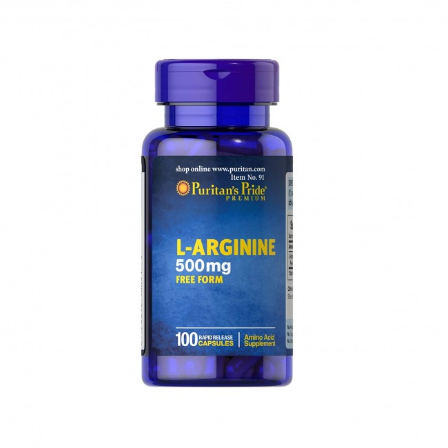 قرص آرژنین arginine 500 Mg پوریتان پراید (100 عددی)