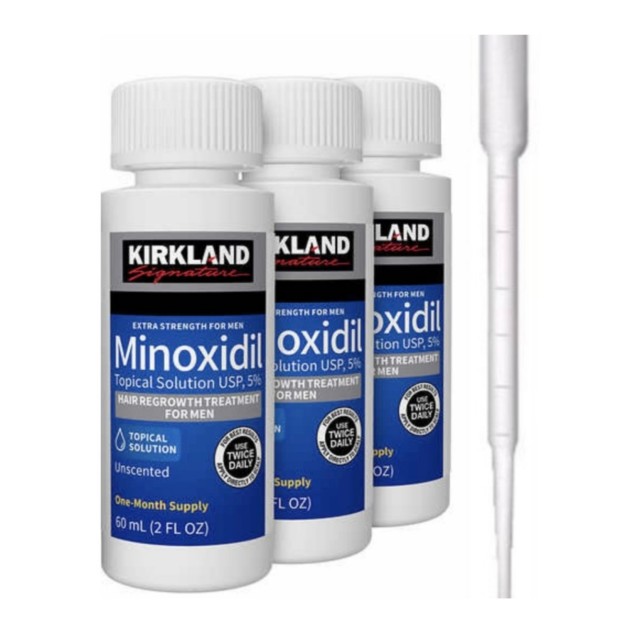 محلول ماینوکسیدیل رشد مجدد موی 5 درصد Kirkland Minoxidil کرکلند (3 عددی)
