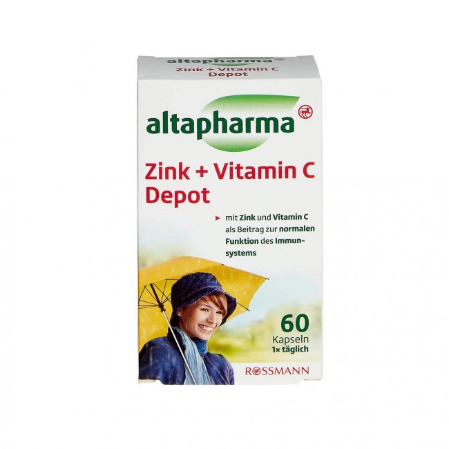 قرص Zinc 5mg + C 300mg Depot آلتافارما (60 عددی)
