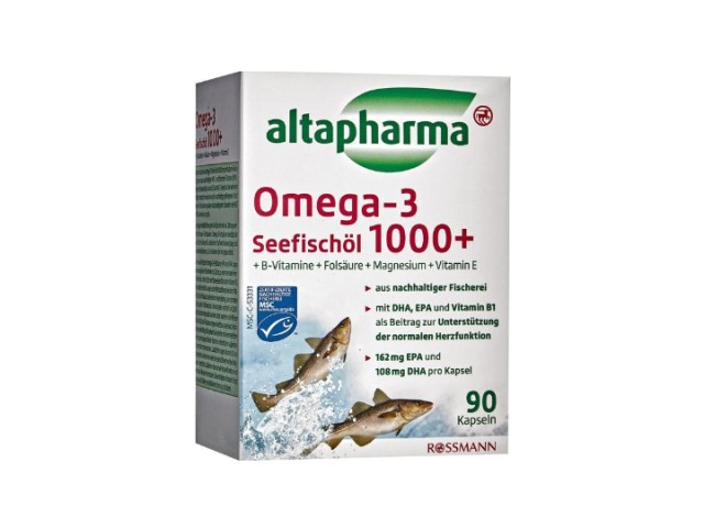 قرص Omega 3 امگا 3 1000mg آلتافارما  (90 عددی)