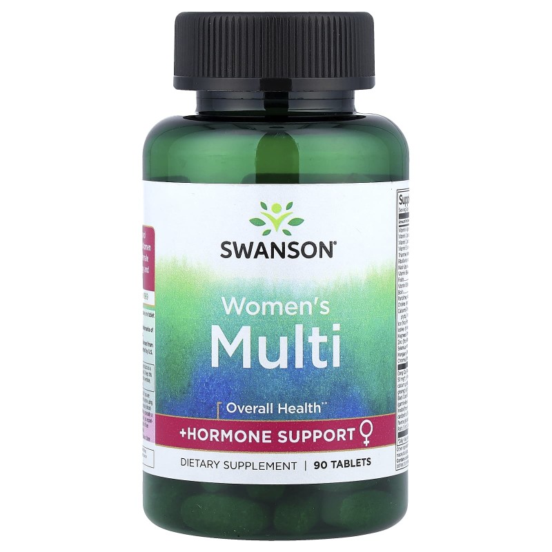قرص مولتی ویتامین پرایم زنانه سوانسون Swanson Multivitamin Women ( 90 عددی)