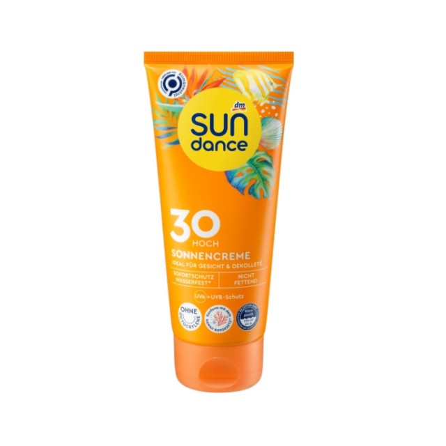 کرم ضد آفتاب صورت و بدن پوست نرمال SPF 30 سان دنس (100 میل)