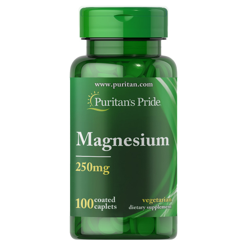 قرص منیزیم Puritan Pride Magnasium 250mg پوریتان پراید (100 عددی)