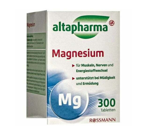 قرص منیزیم 150mg آلتافارما (300 عددی)