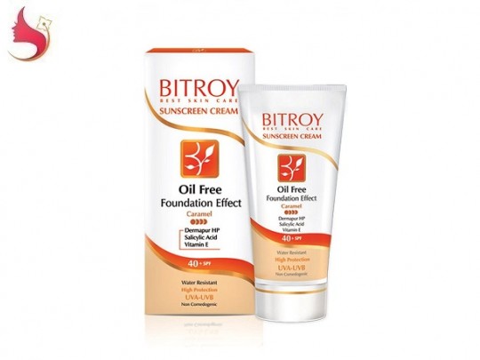 ضد آفتاب رنگی 40 فاقد چربی (کارامل) بیتروی