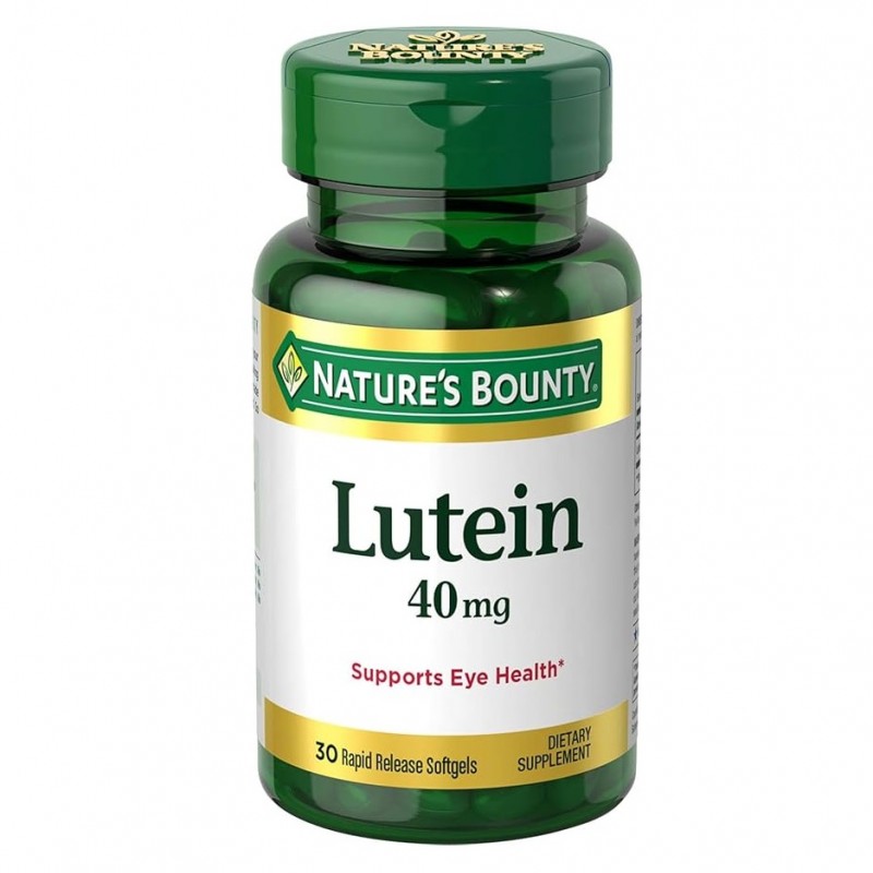 سافت ژل تقویت چشم لوتئین Nature's Bounty Lutein 40mg نیچرز بونتی (30 عددی)