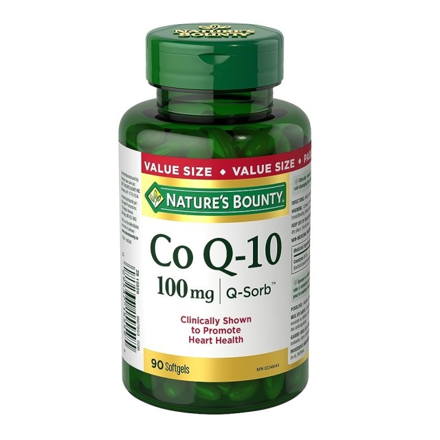 قرص کوآنزیم  Coenzyme Q10 100mg نیچرز بونتی (90 عددی)