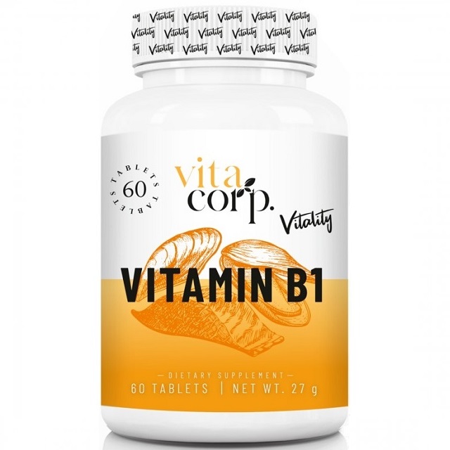 قرص ویتامین B1  5.5mg ویتاکورپ (60 عددی)