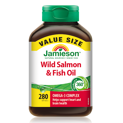 سافت ژل امگا Wild Salmon & Fish Oil Omega-3 جیمیسون (280 عددی)
