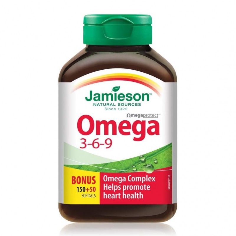 سافت ژل امگا Jamieson Omega 3-6-9 جیمیسون  (200 عددی)