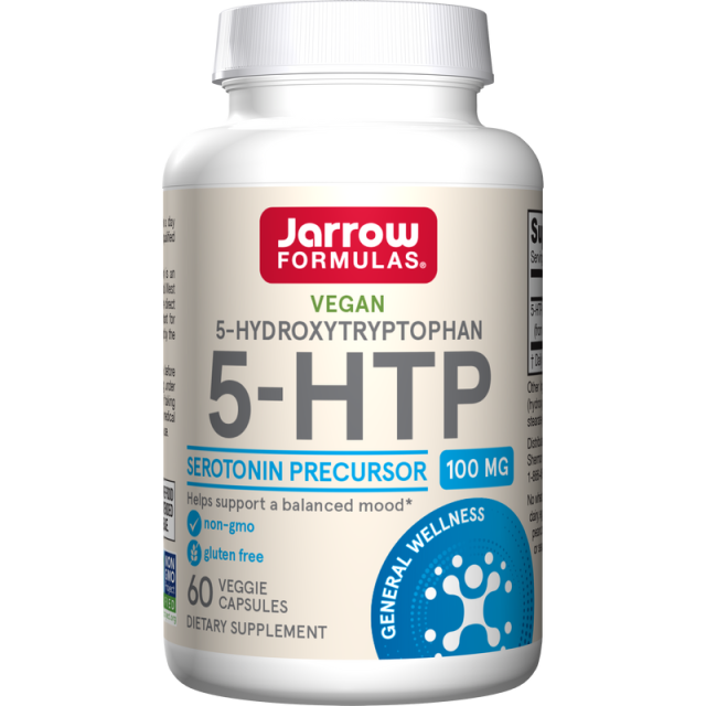 قرص خلق و خوی سالم Time Release 5-HTP 100mg جاروو Jarrow (60 عددی)