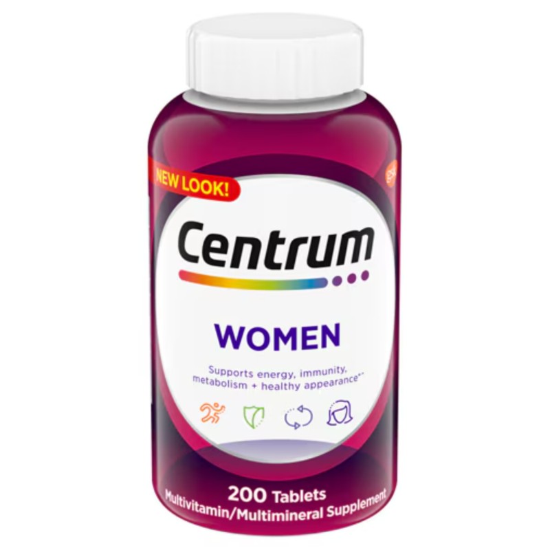 مولتی ویتامین سنتروم بانوان Centrum Women (200 عددی)