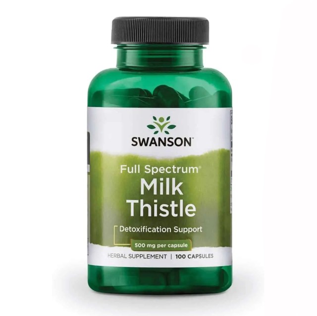 کپسول خار مریم Milk Thistle 500mg سوانسون (100 عددی)