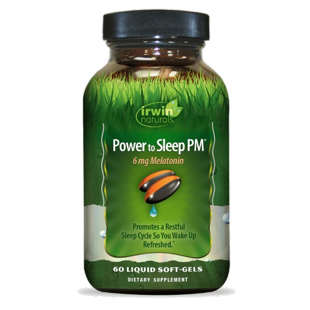 سافت ژل ملاتونین Power to Sleep PM Melatonin 6mg Irwin Naturals ایروین نچرالز (60 عددی)