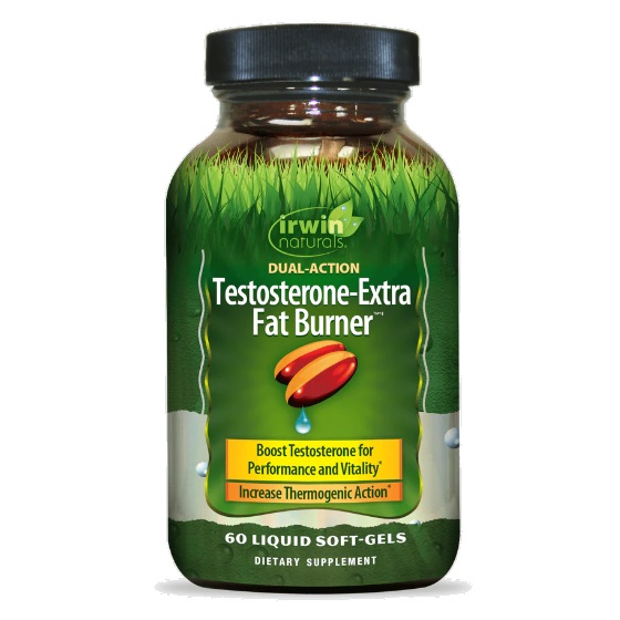 سافت ژل افزایش تستوسترون و چربی سوز Testosterone-Extra Fat Burner Irwin Naturals ایروین نچرالز (60 عددی)