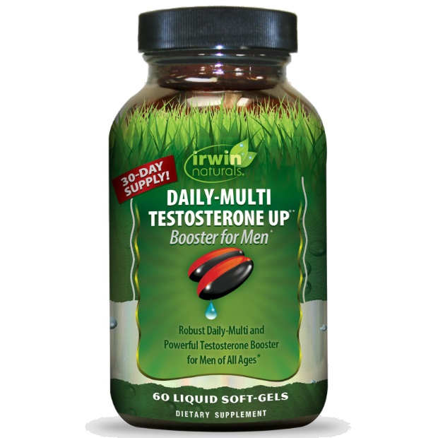 سافت ژل افزایش روزانه تستوسترون Daily-Multi Testosterone UP Booster for Men™ Irwin Naturals ایروین نچرالز (60 عددی)