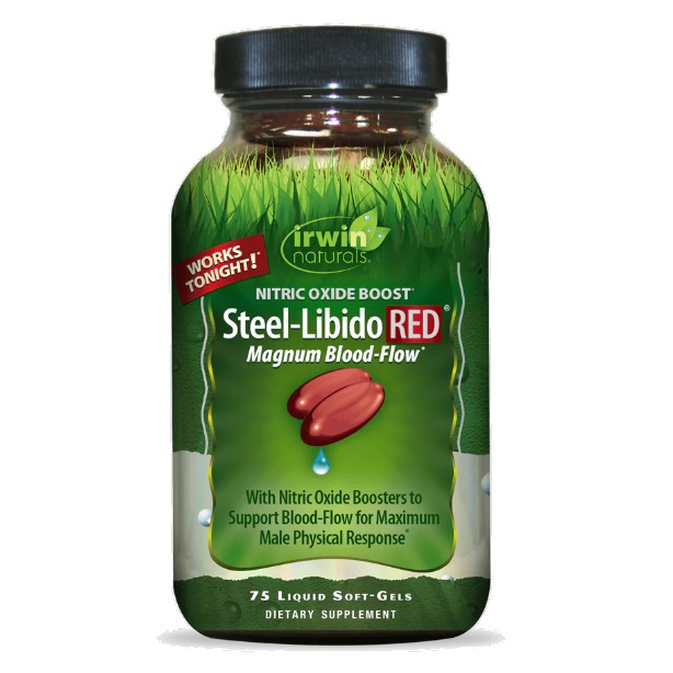 سافت ژل مولتی ویتامین آقایان Steel-Libido RED Irwin Naturals ایروین نچرالز (75 عددی)