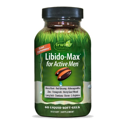 سافت ژل مولتی ویتامین آقایان Libido Max for Active Men Irwin Naturals ایروین نچرالز (75 عددی)