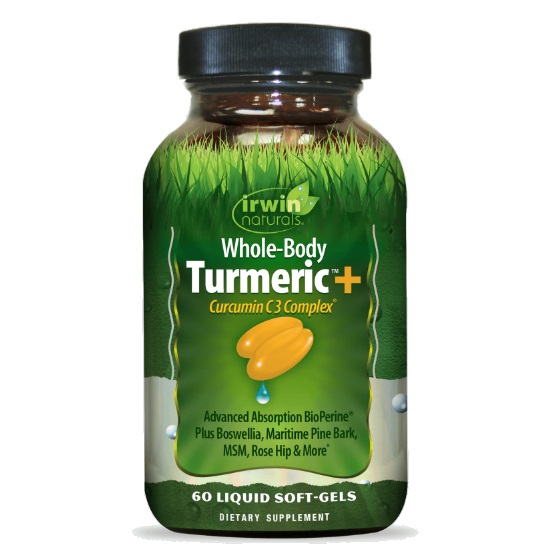 سافت ژل زردچوبه Whole-Body Turmeric + Curcumin C3 Complex Irwin Naturals ایروین نچرالز (60 عددی)