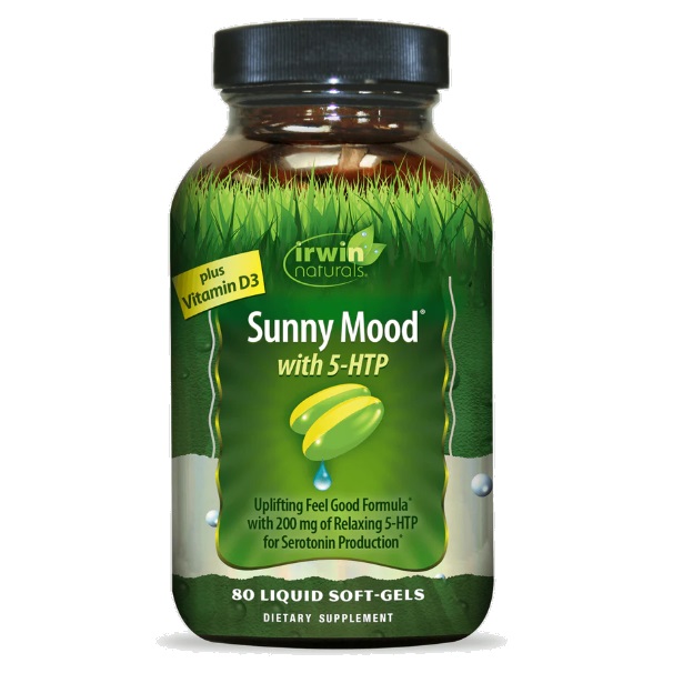 سافت ژل Sunny Mood with 5-HTP Irwin Naturals ایروین نچرالز (60 عددی)