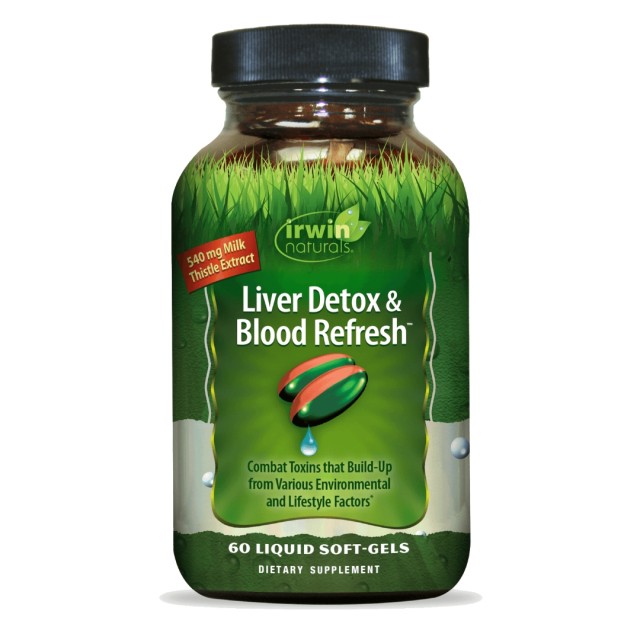 سافت ژل پاکسازی بدن Liver Detox & Blood Refresh Irwin Naturals ایروین نچرالز (60  عددی)