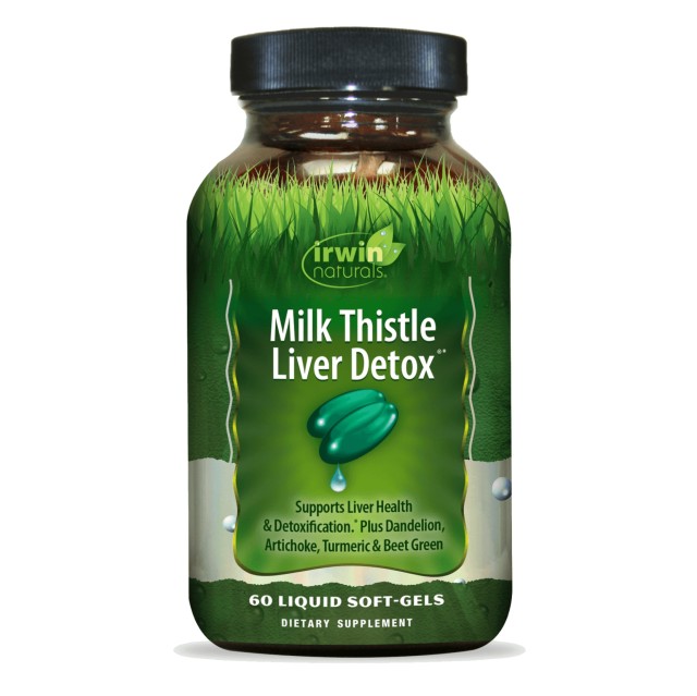 سافت ژل پاکسازی کبد Milk Thistle Liver Detox Irwin Naturals ایروین نچرالز (60  عددی)