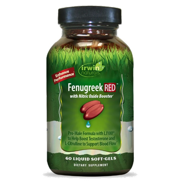 سافت ژل افزایش تستوسترون Fenugreek RED Irwin Naturals ایروین نچرالز (60 عددی)